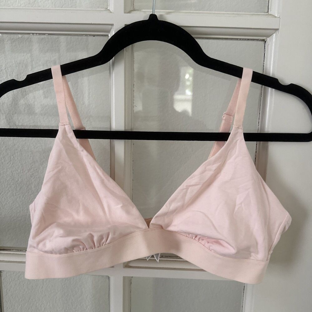 New Tee Shirt Bra Wireless  Womens Large Pink Old Navy